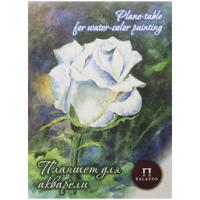 Планшет для акварели "Белая роза", 20 листов, А4