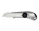 Нож Remocolor "Aluminium-twist" с винтовым фиксатором, лезвие 18x100 мм