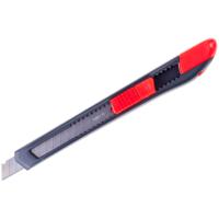 Нож канцелярский "Start", пластиковый, с ручным фиксатором лезвия, 9 мм