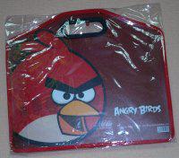 Папка-портфель "Angry birds", А4, красная