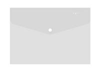 Папка-конверт на кнопке "Classic", 0.15 мм, прозрачная