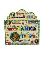 Мозаика-пазл №4 "Colorplast", 5 цветов, 200 деталей