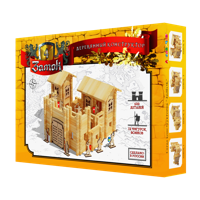 Деревянный конструктор "Замок №4", набор из 600 деталей