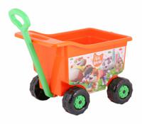 Тележка для игр "44 котёнка" на колесах, большая
