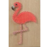 Набор для детского творчества "Стринг. Розовый фламинго", 20x30 см