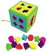 Логическая игрушка-сортер "Веселый куб"