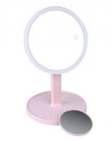 Зеркало косметологическое 1x/7x со светодиодной подсветкой Gezatone LM208 (розовое)