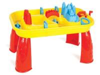 Игровой стол с водой и песком "Pilsan", желто-красный, арт. 06-307