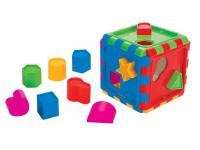 Сборной куб с геометрическими фигурами Pilsan "Shape Sortet Cube", арт. 03-226