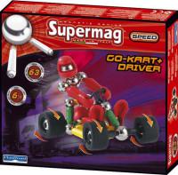 Магнитный конструктор "Supermag Speed", цвет: Go Kart+Driver