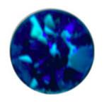 Стразы клеевые Zlatka, 1,9-2,1 мм, акрил, 144 штуки, цвет: голубой (количество товаров в комплекте: 144)