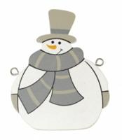 Фигурка для декорирования Rayher "Снеговик", 9,5x7,5 см, арт. 8694800