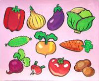 Трафареты пластиковые 1610 Овощи