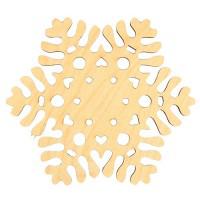 Декоративная форма "Снежинка", 10x10 см (арт. DZ90003)