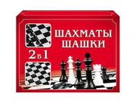 Шахматы, шашки (мини-коробка)