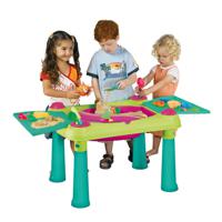 Столик для детского творчества с водой и песком "Keter", зелено-фиолетовый