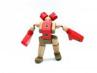 Конструктор деревянный "Робот Мика", 25 элементов