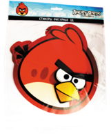 Картинки декоративные объемные 3D "Angry birds"