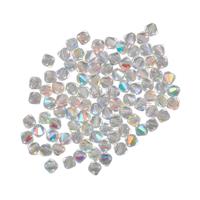 Набор бусин Preciosa "Биконус Crystal AB", 3,6x4 мм, 100 штук, арт. 451-69-302
