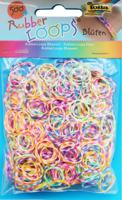 Резинки для браслетов "В полоску. Rubber Loops", цвет: ассорти, 1 крючок, 25 застежек, 500 штук, арт. 339549