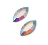 Стразы термоклеевые Swarovski, цвет: Crystal AB, 8х4 мм, 1 штука, арт. 2200