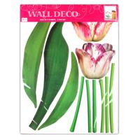 Стикер Deco "Розовые тюльпаны", 50х70 см