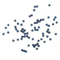 Бусины стеклянные "Candy", 4 мм, цвет: 10 синий, 100 штук, арт. 4AR349
