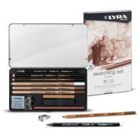 Набор карандашей "Lyra Sketching Set", 10 предметов