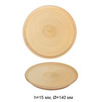 Тарелка деревянная из липы "Magic 4 Hobby", 140x15 мм, 2 штуки (количество товаров в комплекте: 2)