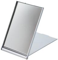 Зеркало косметическое "Dewal", складное, цвет серебристый, 7,5х5 см