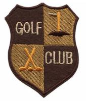 Термоаппликации "Golf club", 6 штук, арт. LM-80322 (количество товаров в комплекте: 6)