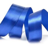 Лента упаковочная атласная "Классика", 25 мм х 22 м, синяя