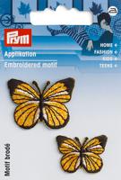 Набор термоаппликаций "Бабочки", 25x35 мм, 20x26 мм, 2 штуки