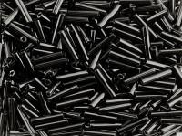 Бисер TOHO "Bugle", 9 мм, 500 грамм, цвет: 0049 черный