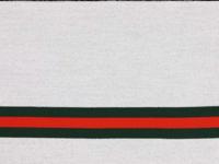 Подвяз трикотажный с люрексом, цвет: красный, серебро, 13x100 см, арт. 3AR1199