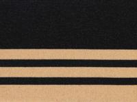 Подвяз трикотажный с люрексом, цвет: черный, золото, 13x100 см, арт. 3AR1196
