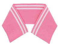 Воротник трикотажный в полоску, цвет: 06 розовый, 8x36 см, арт. 3AR1193