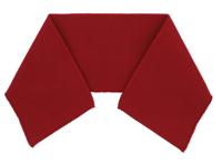 Воротник трикотажный однотонный, цвет: бордовый, 8x36 см, арт. 3AR1192