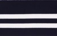 Подвяз трикотажный с полосками, цвет: темно-синий, 6x100 см, арт. 3AR1180