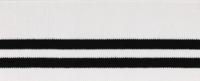 Подвяз трикотажный с полосками, 6x100 см, цвет: белый, арт. 3AR1175