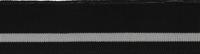 Подвяз трикотажный с полосками, 3x100 см, цвет: черный, арт. 3AR1174