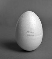 Яйцо из пенопласта "Ideal", гладкое, 95 мм, 10 штук (количество товаров в комплекте: 10)