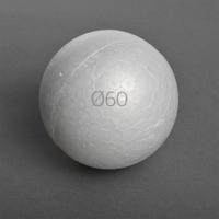 Набор шаров из пенопласта "Ideal", гладкие, 60 мм, 20 штук, арт. P002 (количество товаров в комплекте: 20)
