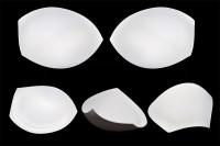 Чашечки корсетные с эффектом push-up "CC-72", размер 80, цвет: белый (10 пар) (количество товаров в комплекте: 10)