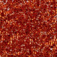 Бисер Bugles "Preciosa", 1 дюйм, 50 грамм, цвет: 97050 оранжево-красный