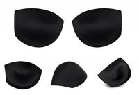 Чашечки корсетные с эффектом push-up "CC-70", размер 90, цвет: черный (10 пар) (количество товаров в комплекте: 10)