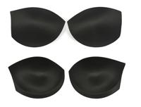 Чашечки корсетные с эффектом push-up "CC-70", размер 70, цвет: черный (10 пар) (количество товаров в комплекте: 10)