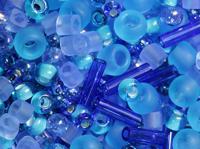 Бисер "TOHO" MIX, 500 грамм, цвет: 3230 фиолетово-голубой