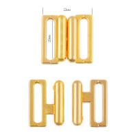 Пряжки-застежки для купальников, 15 мм, цвет: золото, 100 штук, арт. 035R