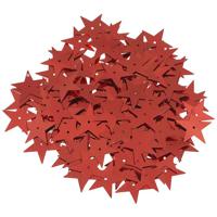 Пайетки "Звездочки", 20 мм, 10 г, цвет: темно-красный